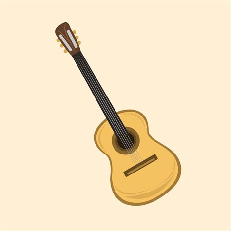 Ilustraci N De Vector De Guitarra Vector Premium