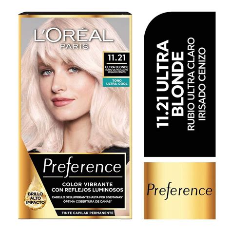 Tinte para cabello L Oréal Preference 11 21 ultra blonde rubio ultra