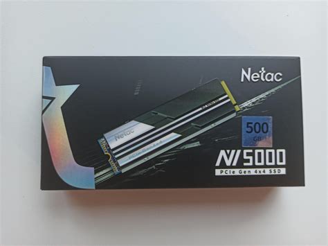 SSD диск Netac M.2 (2280) NV5000 NVMe PCIe 500GB NT01NV5000-500-E4X ...