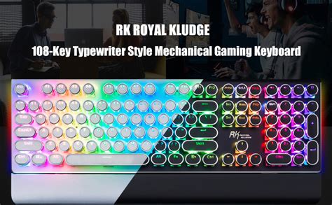 Mua Rk Royal Kludge S Typewriter Keyboard Retro Mechanical Gaming