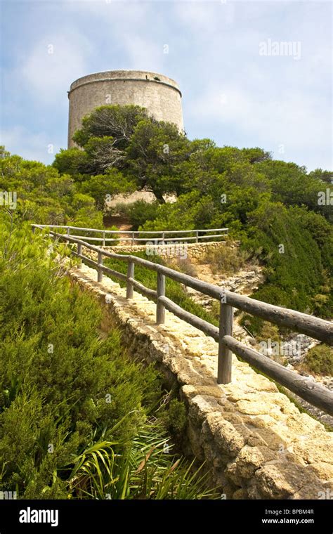 Torre Del Tajo Parque Natural De Acantila Overlooking Sea Costa De