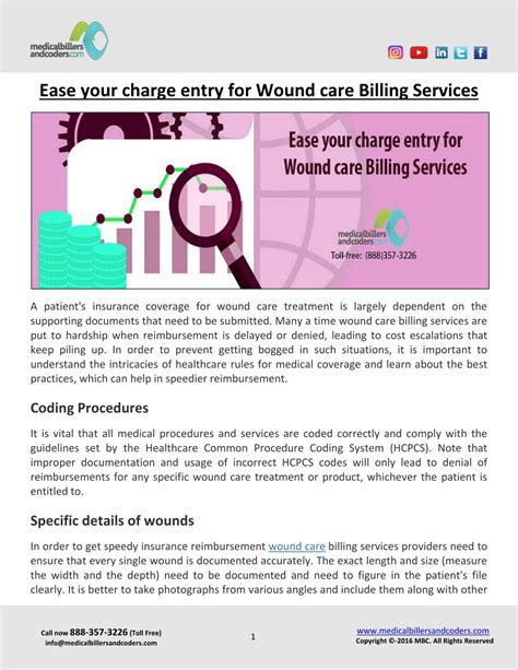 Ppt Ease Your Charge Entry For Wound Care Billing Services Powerpoint Presentation Id 11430820