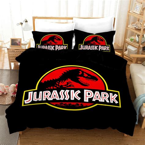 Jurassic World Quilt Cover Bedding Set Pcs Duvet Cover Etsy