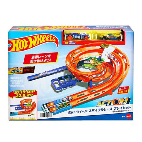 楽天ブックス ホットウィール Hot Wheels スパイラルレース プレイセット ミニカー プレイセット ミニカー 台付 才