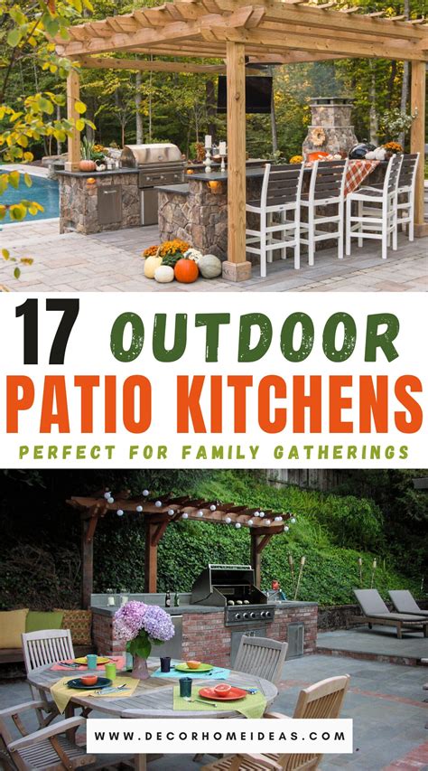 17 Fantastic Outdoor Patio Kitchen Ideas