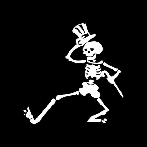 Dancing Skeleton Decal Grateful Dead - Etsy