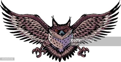 Owl With Wings Stock Clipart | Royalty-Free | FreeImages