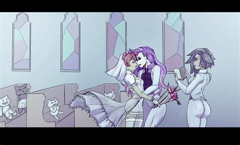 Lavender White Wedding By Eirhjien Hentai Foundry