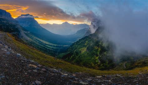 Sunrise Layers : GlacierNationalPark