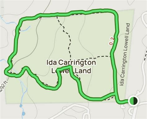 Upper Lower Gooch And Center Trail Loop Connecticut Map Guide