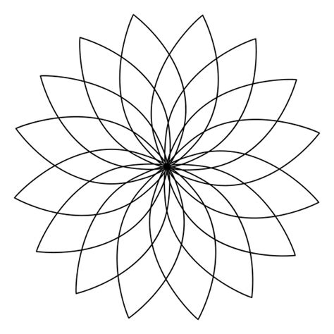 Sacred Geometry Lotus Flower Png Svg Design For T Shirts