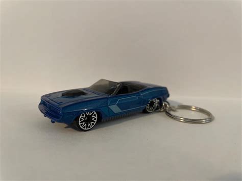 Hot Wheels Keychain Plymouth Barracuda Etsy