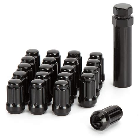 Amazon Dynofit X Wheel Lug Nuts X Black Chrome