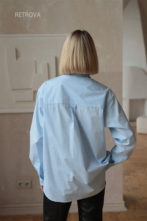 Рубашка голубая | Рубашка, Длинные рубашки, Классики