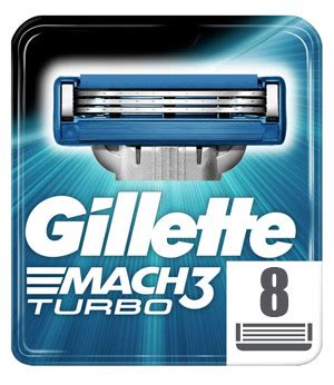 GILLETTE Gillette Mach 3 Turbo кассеты 8 шт купить в Минске, цена