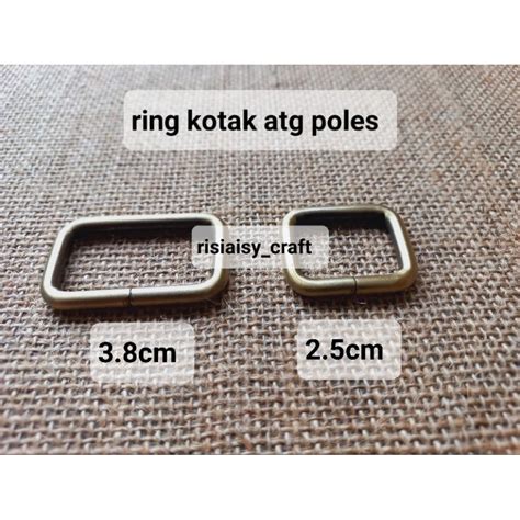 Jual Ring Kotak Tas Bahan Atg Poles Kotak Tebal Mm Shopee Indonesia