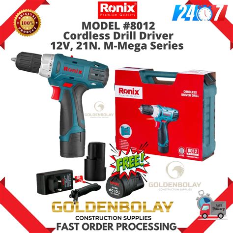 Ronix Germany V Cordless Drill Driver Mega Series Model