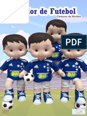 Bonecos De Futebol Para Imprimir - Moldes de Bonecos Jogadores de Futebol | PDF | Molde de boneco ...