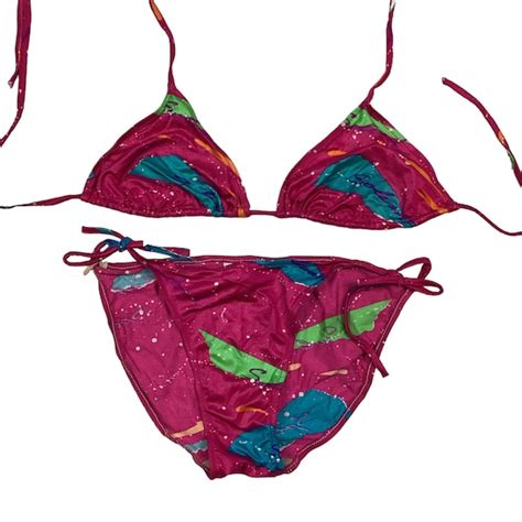 Vintage S Catalina String Bikini Made In The Us Gem