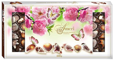 Купить Ameri Шоколадные конфеты с начинкой пралине Цветы 500 гр Германия