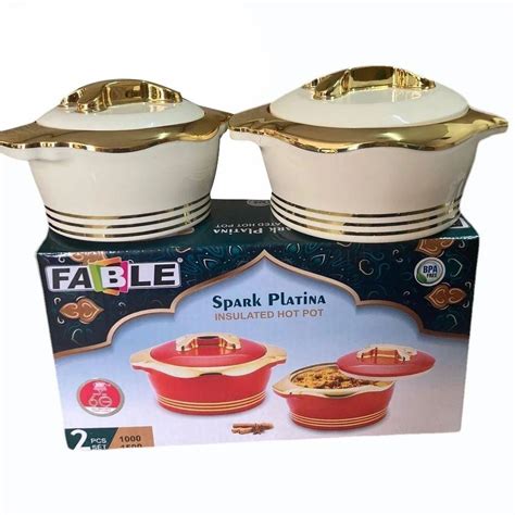 Fable Insulated Hot Pot Casserole At Set Plastic Insulated Casserole In Quepem ID