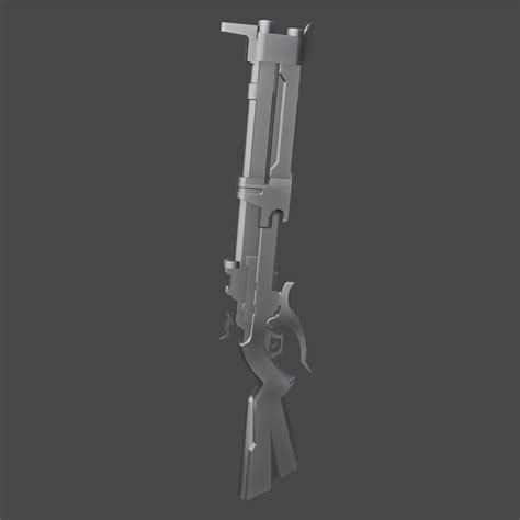 Free Obj File Honkai Star Rail 2h Guard Gun ⭐・template To Download And 3d Print・cults