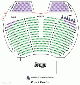 pollak theater seating chart | Pollak Theatre