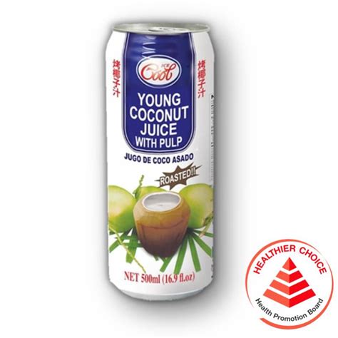 Ice Cool Roasted Young Coconut Juice With Pulp 500ml Shopee Singapore