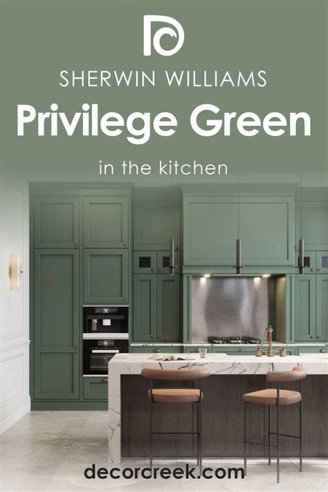 Kitchen Privilege Green Sw In The By Sherwin Williams Sherwin