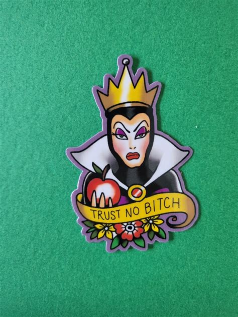 Disney Villains Stickers Disney Villains With Sayings Etsy