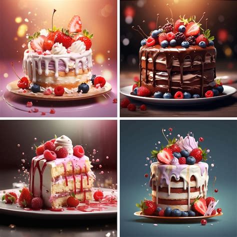 Premium Vector Naked Wedding Festive Birthday Party Celebrate Treat Layer Piece Sugar Yummy