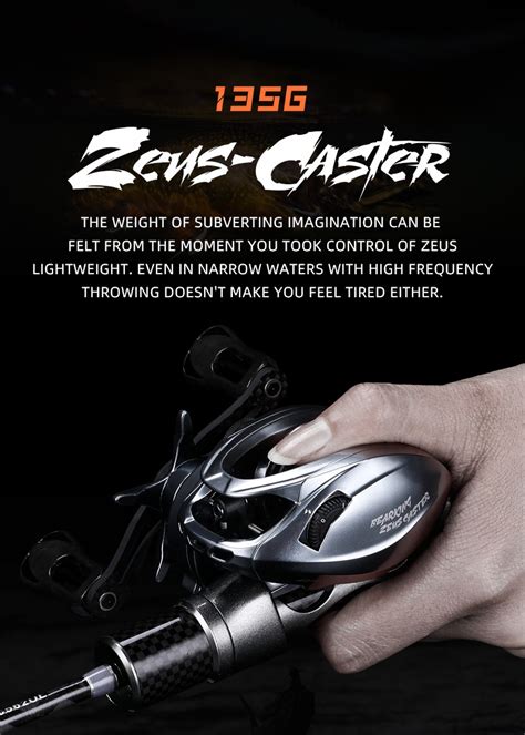 Bearking Zeus รอกคันเบ็ดตกปลาคาร์บอน น้ําหนักเบา 135 กรัม อัตราทดเกียร์ ...