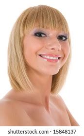 Portrait Nude Girl Green Eyes On Stock Photo Shutterstock