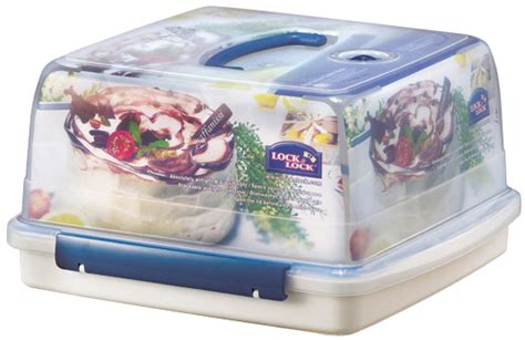 Locknlock Square Airtight Cake Carrier Litre Woodbridge Kitchen