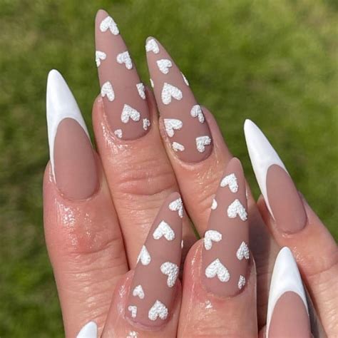 Chic And Timeless Nude Almond Nail Designs