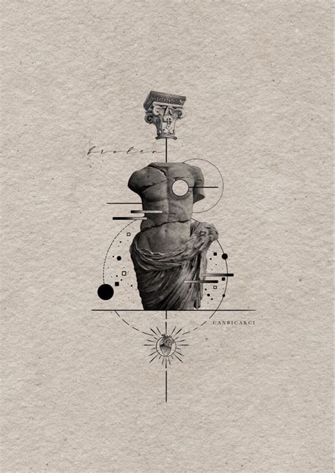 Broken Sculpture Tattoo Design Artofit