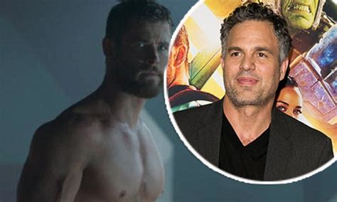 Chris Hemsworth And Mark Ruffalo Star In Thor Nude Scene Daily Mail