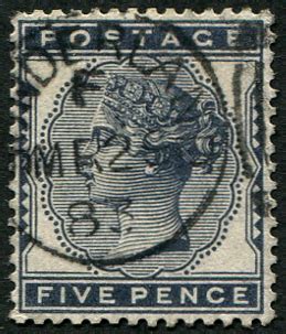 5d SG 169 DEEP SHADE VFU Upright Sunderland 1 Embassy Philatelists