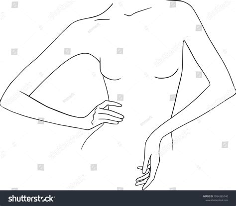 Naked Women Line Art Clipart Nude Stock Vector Royalty Free Shutterstock