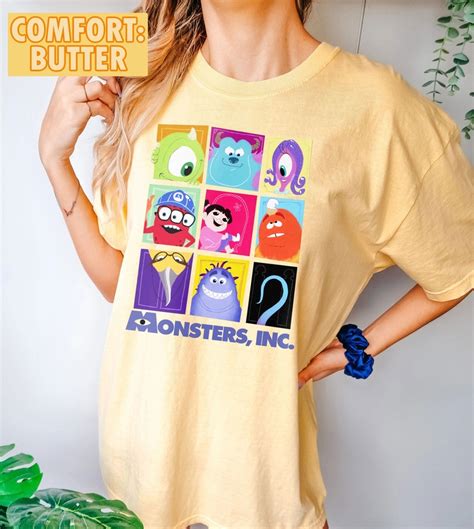 Disney And Pixars Monsters Inc Doors Characters Shirt Mike Etsy Ireland