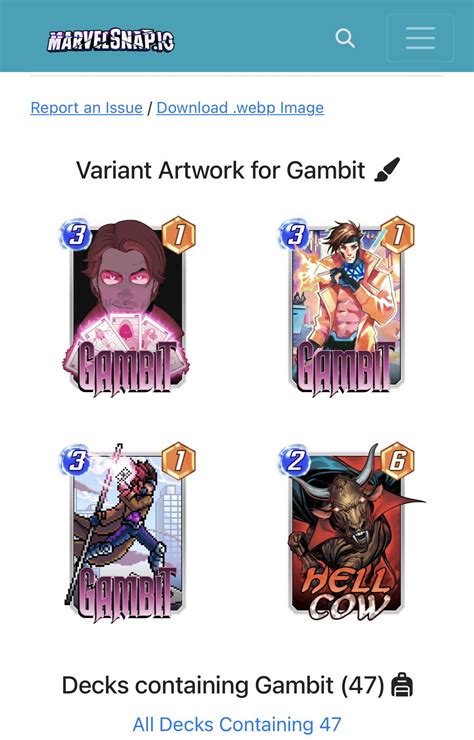 My Favorite Gambit Variant Rmarvelsnap