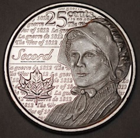 Canada 2013 Laura Secord 25 Cents Nice UNC From Roll BU Canadian