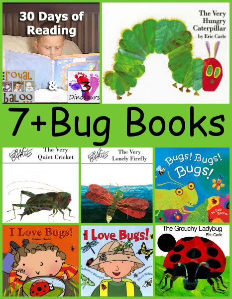 Reading Challenge Week 2 Bug Books 3 Dinosaurs