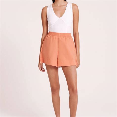 Nude Lucy Sigrid Poplin Short Size S Brand New With Depop