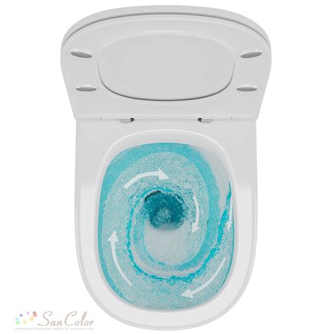 Унитаз подвесной OWL Vind Cirkel-H TOWLT190302 безободковый торнадо ...