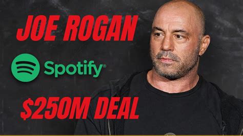 Joe Rogan Signs 250m Deal With Spotify Youtube