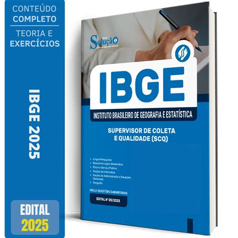 Apostila IBGE 2025 - Supervisor de Coleta e Qualidade (SCQ) | Shopee Brasil