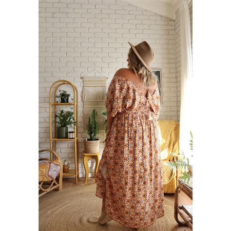 DRESS HS P ZEN MAXI TWIGGY Naked Gypsy