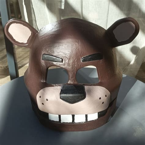 Freddy Fazbear Mask FNAF HW - Etsy