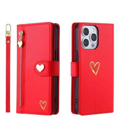 Case For Infinix Hot Play G Wallet Phone Case With Zipper Pocket Wrist Strap Flip Cover
